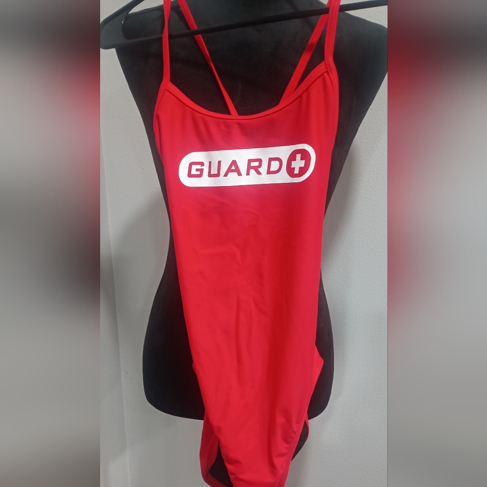 TYR Women's Red Guard One Piece Swimsuit